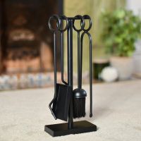 Middleton Black Cast Iron Companion Set in Situ