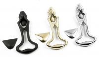 Bright Chrome Art Deco Door Knocker