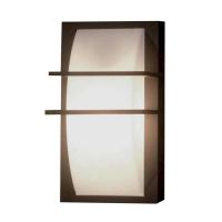 Modern Aluminium "Tranquil" Rectangular Wall Light - 35cm