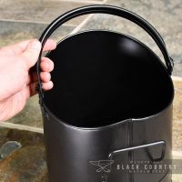Black Coal Bucket to Scale