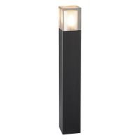 Modern Black "Coalford" Large Bollard in Situ