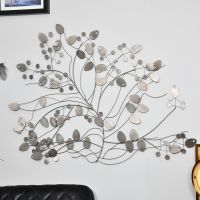 Modern Tree Wall Art in Situ on a White Wall