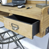 Close-up of the Drawer on the Desk