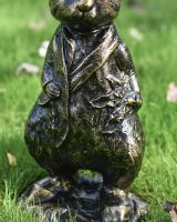 Close-up of the Detail on the Body of the Rabbit Sculpture
