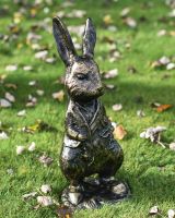 Rabbit Sculpture Finished in a Brushed Gold Finish