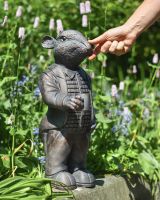 Scale image of rat garden statue
