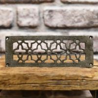 Natural Iron "Star" 9" x 3.25" Air Vent Cover