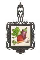 Square Trivet C/W Aubergine
