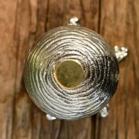 Silver and brass B&B service bell