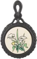 Round Trivet C/W Lilly
