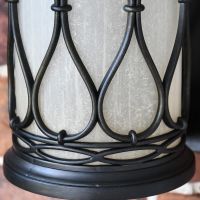 Close-up of The Ornate Pattern on the Bottom of the Lantern 