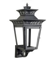 Yorkshire wall mounted black wall lantern