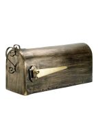 American Style Post Box in a Antique Bronze Finish