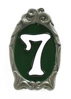 "Racing Green" Reflective Cameo House Sign