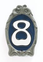 "Royal Navy" Reflective Cameo House Sign