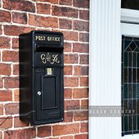 "Oakhampton" Slim King George Post Box In Situ by the Front Door