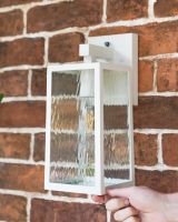 Oakley Cream Top Fix Wall Light to Scale