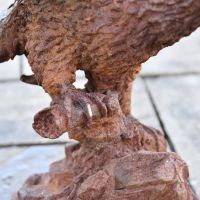Close up of rock formation and foot detailing 