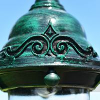 Ornate Detailing on baroque luminaire
