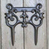 Ornate Victorian Boot Scraper in Black 