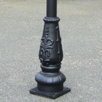 Copper Lincoln Swan Neck & Lamp Post 3.4m