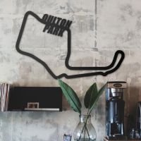 Oulton Park Racing Circuit Wall Art in Situ in a an Office