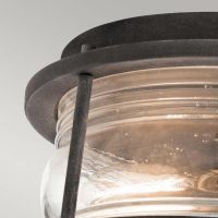 Close-Up of Nautical Design on Outdoor Ceiling Light