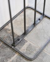 Close-up of the Steel Base