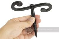 Pair of Black Iron Shutter Fasteners