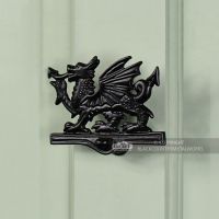 Patriotic Welsh Dragon Front Door Knocker