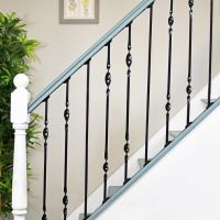 Set of 3 "Acadia" Alternating Stair Spindles - Pattern 6