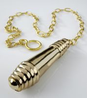 Solid Brass Beehive Pull Flush and chain