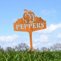 "Peppers" Vegetable Label in Situ