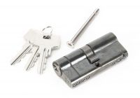 Pewter 5-Pin Euro Cylinder & Keys