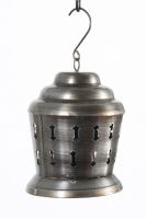 Pewter 5 Inch Etched Lantern