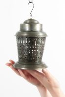 7 Inch Pewter Lantern