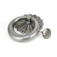 Floral Back plate Design Door Knocker with Door Stud Striker Plate