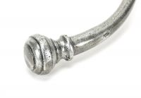 Pewter Wall Mounted Coat Hook Close-Up