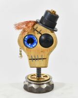 Steampunk Pirate Skull Sculpture