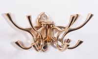 "Kynaston Avenue" Swivel Hook in Polished Brass