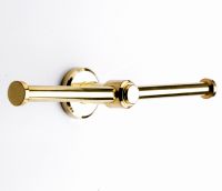 Double Button End Toilet Roll Holder