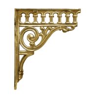 Polished brass Classic railway bracket
