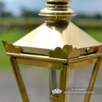 Close-up of the Wings on the Lid of the Lantern