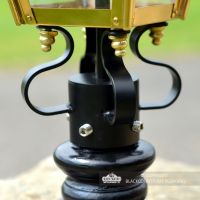 Frog collar and Brass Fixings on the Lantern