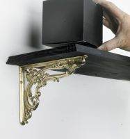 Ornate “Victorian Amalina” in Situ Holding Up a Wooden Shelf