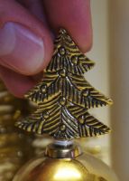 "Seasons Spirit" Christmas Tree Hand Bell 