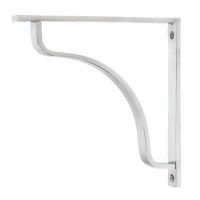 Polished Chrome "Arch-Way" Modern Shelf Bracket - 200mm x 200mm