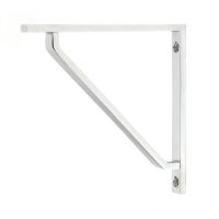 Polished Chrome "Emmanuel" Modern Shelf Bracket - 150mm x 150mm