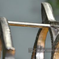 Close-up of the Inside Bars in the Wine Rack