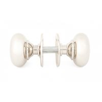 Mushroom Door Knob Set with Threaded Spindle